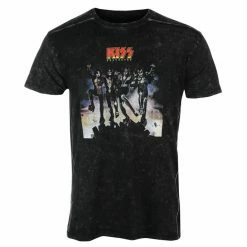 Men's T-shirt KISS - Destroyer - Snow Wash - BLACK - ROCK OFF