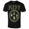 Men's T-shirt Kiss - Band Circle - BLACK - ROCK OFF