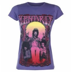 Jimi Hendrix - Karl Ferris Wheel - PURPLE - ROCK OFF Women's T-shirt