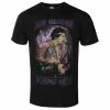 Men's T-shirt Jimi Hendrix - Purple Haze Frame - BLACK - ROCK OFF -Cheap Gothic & Punk Shop 128666 ws014