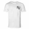 Men's T-shirt Korn - Scratched Type - WHITE - ROCK OFF