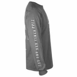 Men's Long-sleeved T-shirt The Offspring - Skull - Charcoal -Cheap Gothic & Punk Shop 128898 as009