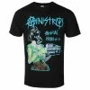 Men's T-shirt Ministry - Moral Hygiene Gasmask - BLACK - ROCK OFF -Cheap Gothic & Punk Shop 128966 sa008