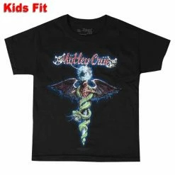 Children's T-shirt Mötley Crüe - Blue Dragon - BLACK - ROCK OFF