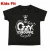 Children's T-shirt Ozzy Osbourne - Logo - Black - ROCK OFF