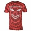 Men's T-shirt Disturbed - Scary Face - RED - ROCK OFF