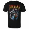 Men's T-shirt Nirvana - Unplugged Photo - Black - ROCK OFF -Cheap Gothic & Punk Shop 129720 awq014