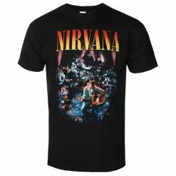 Men's T-shirt Nirvana - Unplugged Photo - Black - ROCK OFF