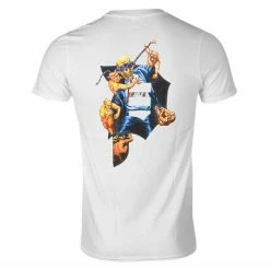 Men's T-shirt PRIMITIVE X MEGADETH - Dirty P Chains - White -Cheap Gothic & Punk Shop 129745 sa009