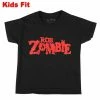 Children's T-shirt Rob Zombie - Logo Boys - Black - ROCK OFF