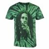 Men's T-shirt Bob Marley - Smoke - GREEN - ROCK OFF -Cheap Gothic & Punk Shop 130193 asss028