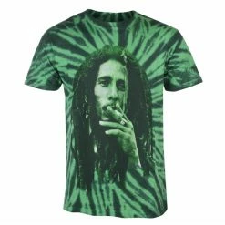 Men's T-shirt Bob Marley - Smoke - GREEN - ROCK OFF