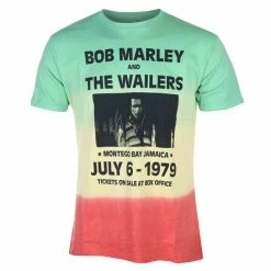 Men's T-shirt Bob Marley - Montego Bay - GREEN - ROCK OFF