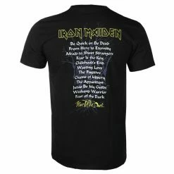 Men's T-shirt Iron Maiden - FOTD Album Tracklisting - Black - ROCK OFF -Cheap Gothic & Punk Shop 130214 saw033
