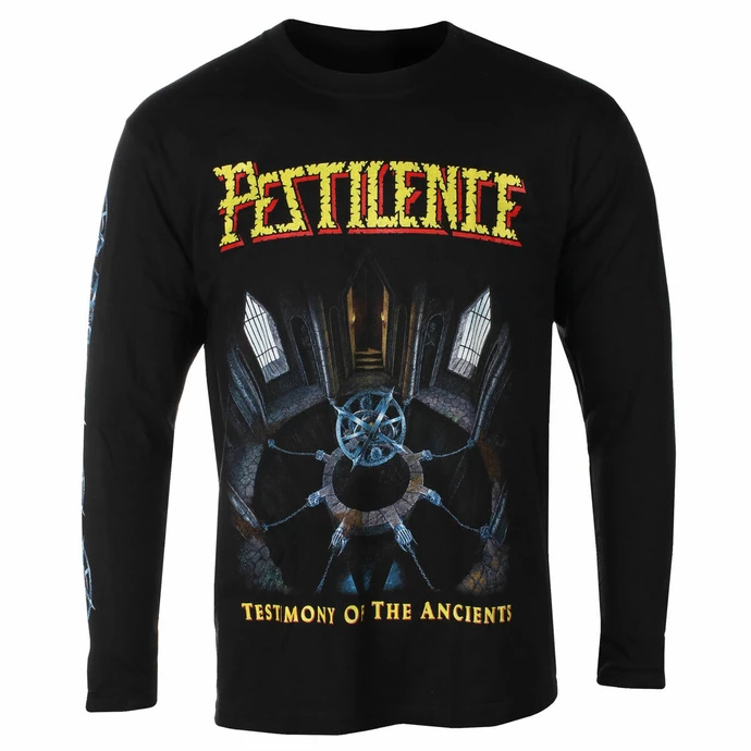 Men's Long-sleeved T-shirt Pestilence - Testimony - ART WORX 3 Men's Long-sleeved T-shirt Pestilence - Testimony - ART WORX