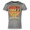 Men's T-shirt KISS - ARMY - Loud & Proud Distressed Logo Urban - Grey - HYBRIS
