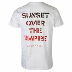 Men's T-shirt Arch Enemy - Sunset Over The Empire - White -Cheap Gothic & Punk Shop 130586 asw 034