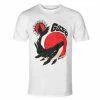 Men's T-shirt GOJIRA - WHALE SUN MOON - WHITE - PLASTIC HEAD -Cheap Gothic & Punk Shop 130690 as015