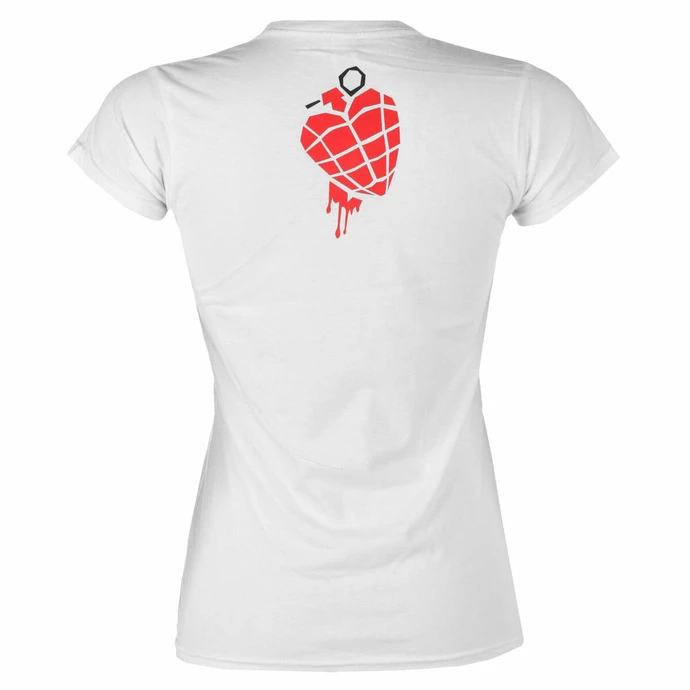 Women's T-shirt GREEN DAY - AMERICAN IDIOT HEART - WHITE - PLASTIC HEAD 4 Women's T-shirt GREEN DAY - AMERICAN IDIOT HEART - WHITE - PLASTIC HEAD - Image 2