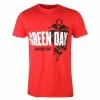 Men's T-shirt GREEN DAY - AMERICAN IDIOT HEART GRENADE - RED - PLASTIC HEAD