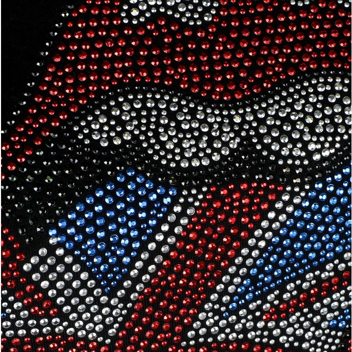 Women's T-shirt Rolling Stones - Classic UK Rhinestones - Black - ROCK OFF 5 Women's T-shirt Rolling Stones - Classic UK Rhinestones - Black - ROCK OFF - Image 3