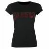 Women's T-shirt Cure - Diamante Logo - BLACK - ROCK OFF -Cheap Gothic & Punk Shop 130749 a029