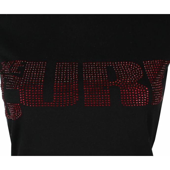 Women's T-shirt Cure - Diamante Logo - BLACK - ROCK OFF 4 Women's T-shirt Cure - Diamante Logo - BLACK - ROCK OFF - Image 2