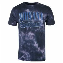 Men's T-shirt Nirvana - Nevermind Wavy Logo - PURP - ROCK OFF