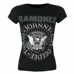 Women's T-shirt Ramones - Presidential Morel Diamond - BLACK - ROCK OFF