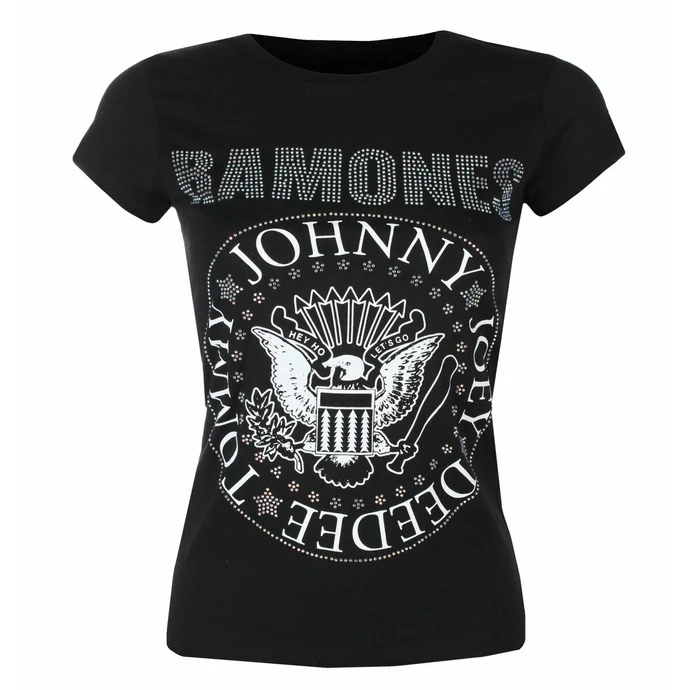 Women's T-shirt Ramones - Presidential Morel Diamond - BLACK - ROCK OFF 3 Women's T-shirt Ramones - Presidential Morel Diamond - BLACK - ROCK OFF