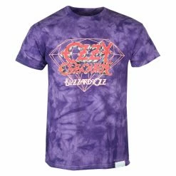 Men's T-shirt DIAMOND X OZZY OSBOURNE - Mineral Wash - Purple