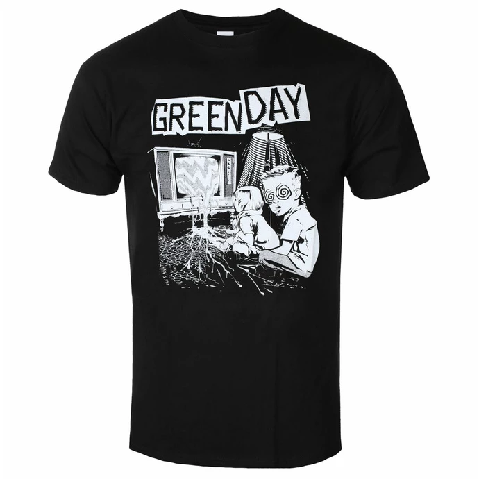 Men's T-shirt Green Day - TV Wasteland - ROCK OFF 3 Men's T-shirt Green Day - TV Wasteland - ROCK OFF