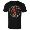 Men's T-shirt Guns N' Roses - Rose Circle Paradise City - BLACK - ROCK OFF