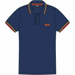 Men's T-shirt AC / DC - Classic Logo - NAVY Polo - ROCK OFF -Cheap Gothic & Punk Shop 6cutoass