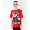 Boys' T-shirt TV MANIA - Angry Birds / Star Wars - Red -Cheap Gothic & Punk Shop 76542 1