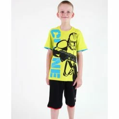 Boys' T-shirt TV MANIA - Star Wars Clone - Lime -Cheap Gothic & Punk Shop 76552 3
