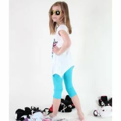 Set Girlish ( T-shirt, Leggings) TV MANIA - Monster High - White -Cheap Gothic & Punk Shop 76560 3