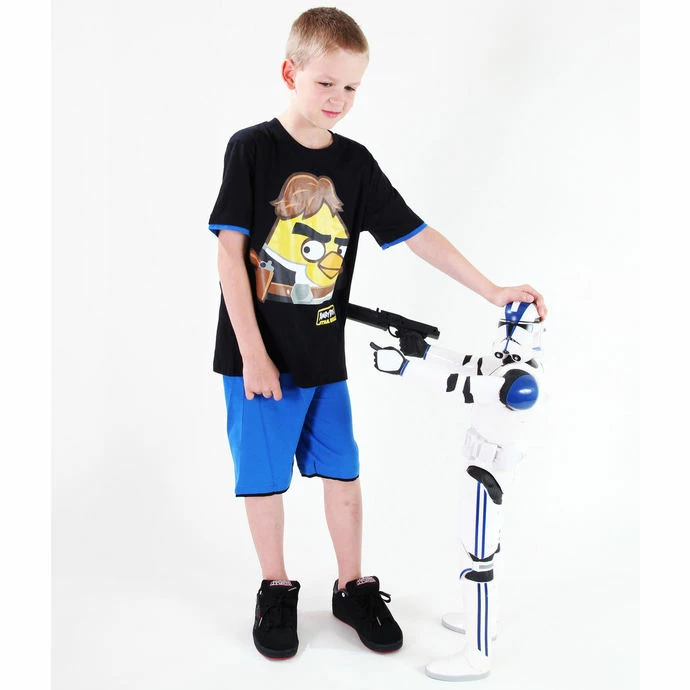 Boy's Set ( T-shirt, Shorts) TV MANIA - Angry Birds / Star Wars - Black 4 Boy's Set ( T-shirt, Shorts) TV MANIA - Angry Birds / Star Wars - Black - Image 2