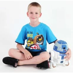 Boy's Set ( T-shirt, Shorts) TV MANIA - Angry Birds / Star Wars - Blue -Cheap Gothic & Punk Shop 76565 4