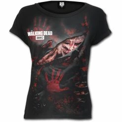 Film T-shirt Women's The Walking Dead - LOGO - SPIRAL