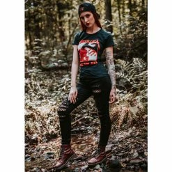 Women's T-shirt METALLICA - KILL EM ALL TRACKS - BLACK - PLASTIC HEAD -Cheap Gothic & Punk Shop DSC00370