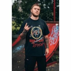 T-shirt Men SLAYER - DIAMOND - Reign In Blood - Black -Cheap Gothic & Punk Shop DSC04402