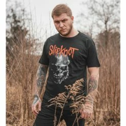 Men's T-shirt Slipknot - Gray Chapter Skull - BL - ROCK OFF 8 Men's T-shirt Slipknot - Gray Chapter Skull - BL - ROCK OFF -Cheap Gothic & Punk Shop DSC05029