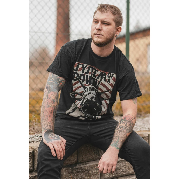 Men's T-shirt System Of A Down - Liberty Bandit - ROCK OFF 4 Men's T-shirt System Of A Down - Liberty Bandit - ROCK OFF - Image 2