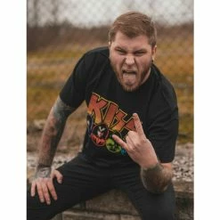 T-shirt Metal Men's Kiss - Logo - ROCK OFF -Cheap Gothic & Punk Shop DSC05078