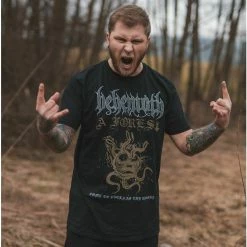 Men's T-shirt Behemoth - A Forest - Black - KINGS ROAD -Cheap Gothic & Punk Shop DSC05086