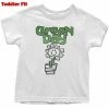 Children's T-shirt Green Day - Flower - WHT - ROCK OFF