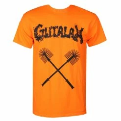 Men's T-shirt GUTALAX - Toilet Brushes - Savety Orange - ROTTEN ROLL REX