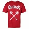 Men's T-shirt GUTALAX - Toilet Brushes - Cardinal Red - ROTTEN ROLL REX