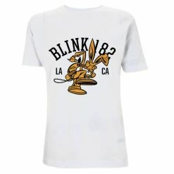 Men's T-shirt Blink 182 - College Mascot - White